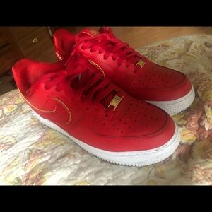 Red Nike Airforces